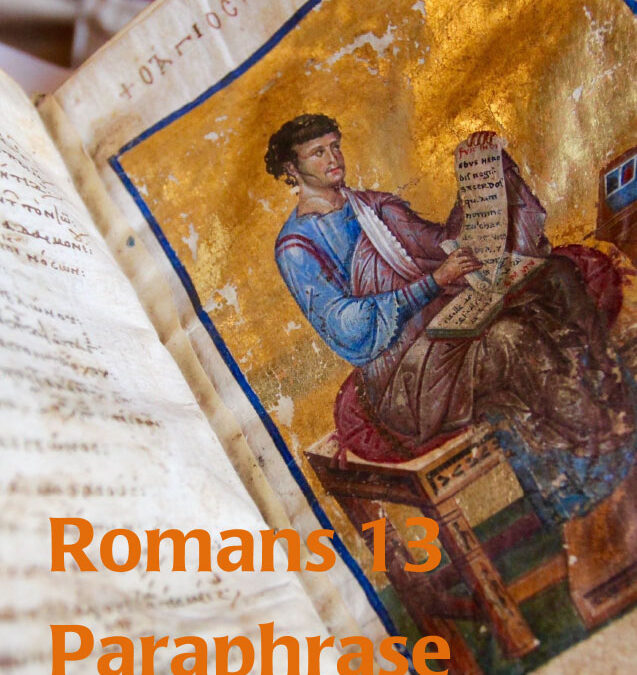 Romans 13 Paraphrase